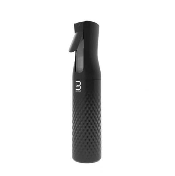 L3VEL3 Beveled Continuous Spray Bottle - Black