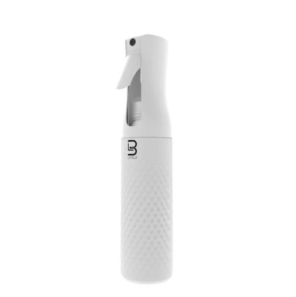 L3VEL3 Beveled Continuous Spray Bottle - White