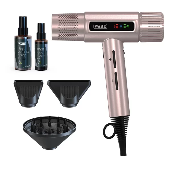 Wahl Vanquish Rose Gold Hair Dryer Gift Bundle